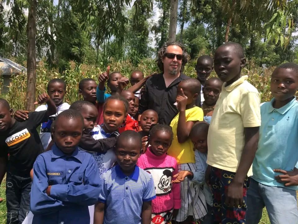 Children and visitors