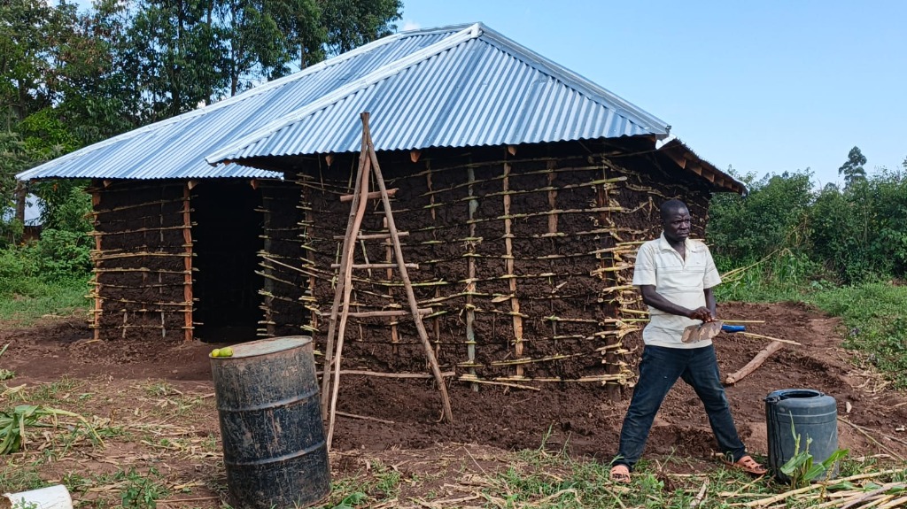 Ongoing house construction project